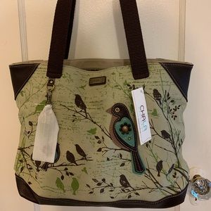 Safari Bird Canvas Tote